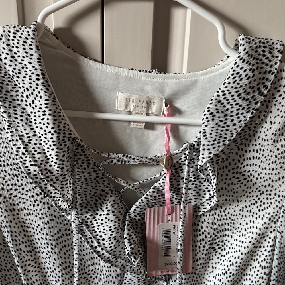 Ted Baker Ruffle Blouse - Picture 3 of 5